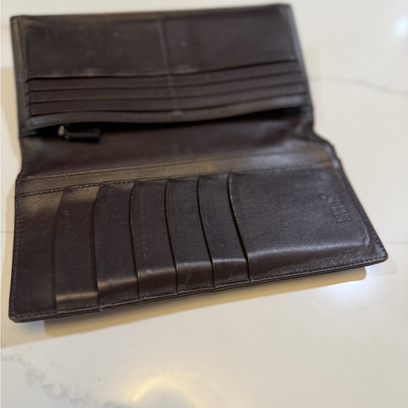 Brown Montblanc Leather bifold Wallet - Picture 5 of 6